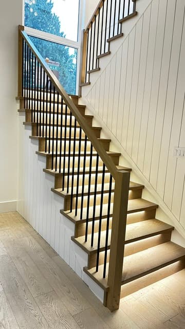 Custom deck railing project #07