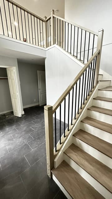 Hand-built railing installation in BC #10