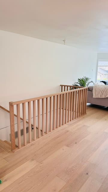 Hand-built railing installation in BC #42